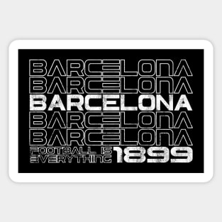 Football Is Everything - Barcelona FC Crossbar Retro Sticker